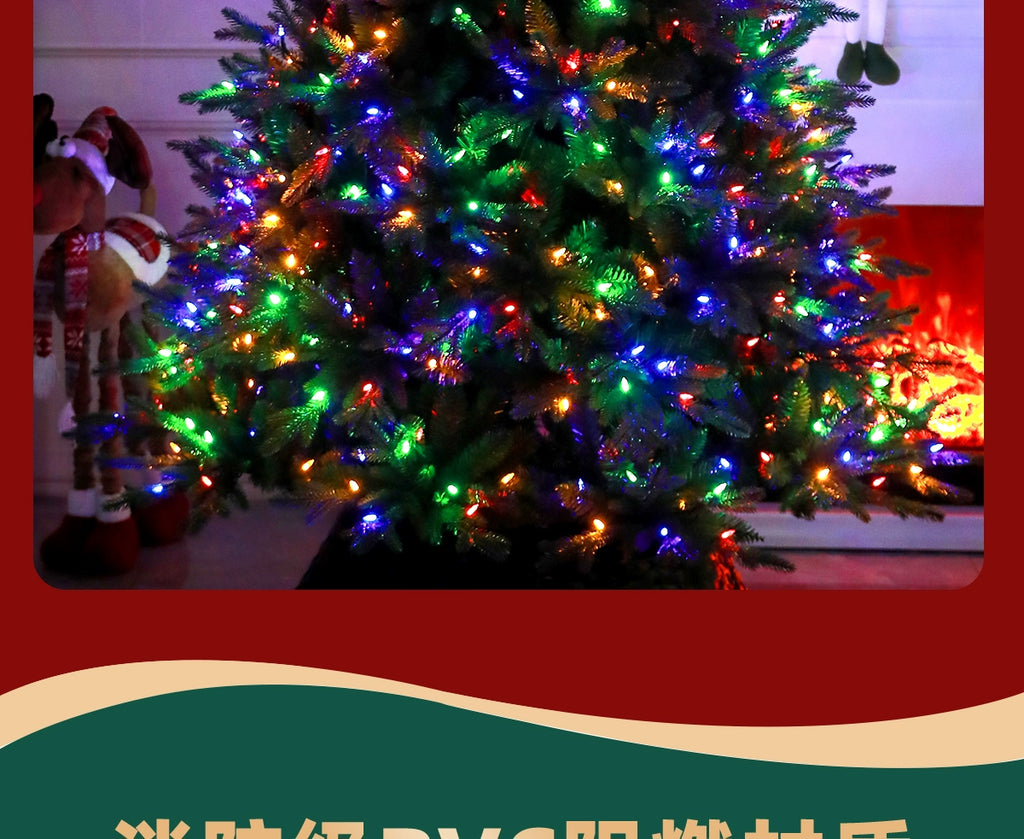 Christmas Decoration Christmas Tree PE Mixed Encryption Large Ornaments DIY For Home Scene Atmosphere Layout 2025