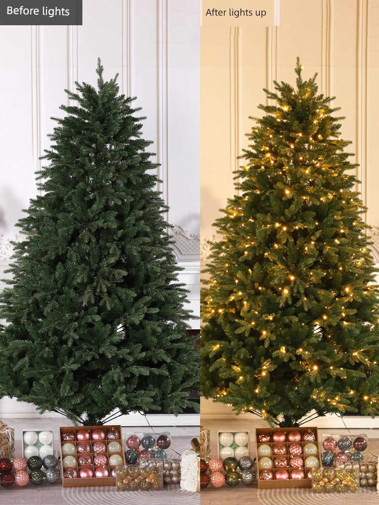 Christmas Decoration Christmas Tree PE Mixed Encryption Large Ornaments DIY For Home Scene Atmosphere Layout 2025