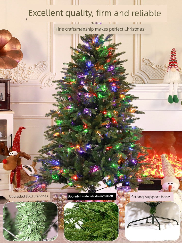 Christmas Decoration Christmas Tree PE Mixed Encryption Large Ornaments DIY For Home Scene Atmosphere Layout 2025