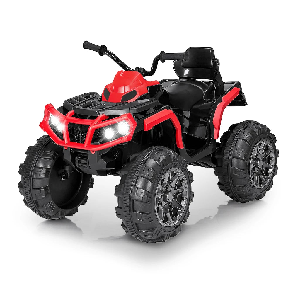 24V Kids Ride on ATV 4 Wheelers for Kids 3-5 Years Old with Music Player, All Terrain Tires, Kids Ride on Cars
