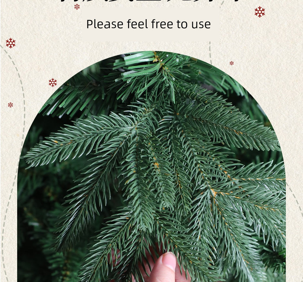 Christmas Decoration Christmas Tree PE Mixed Encryption Large Ornaments DIY For Home Scene Atmosphere Layout 2025