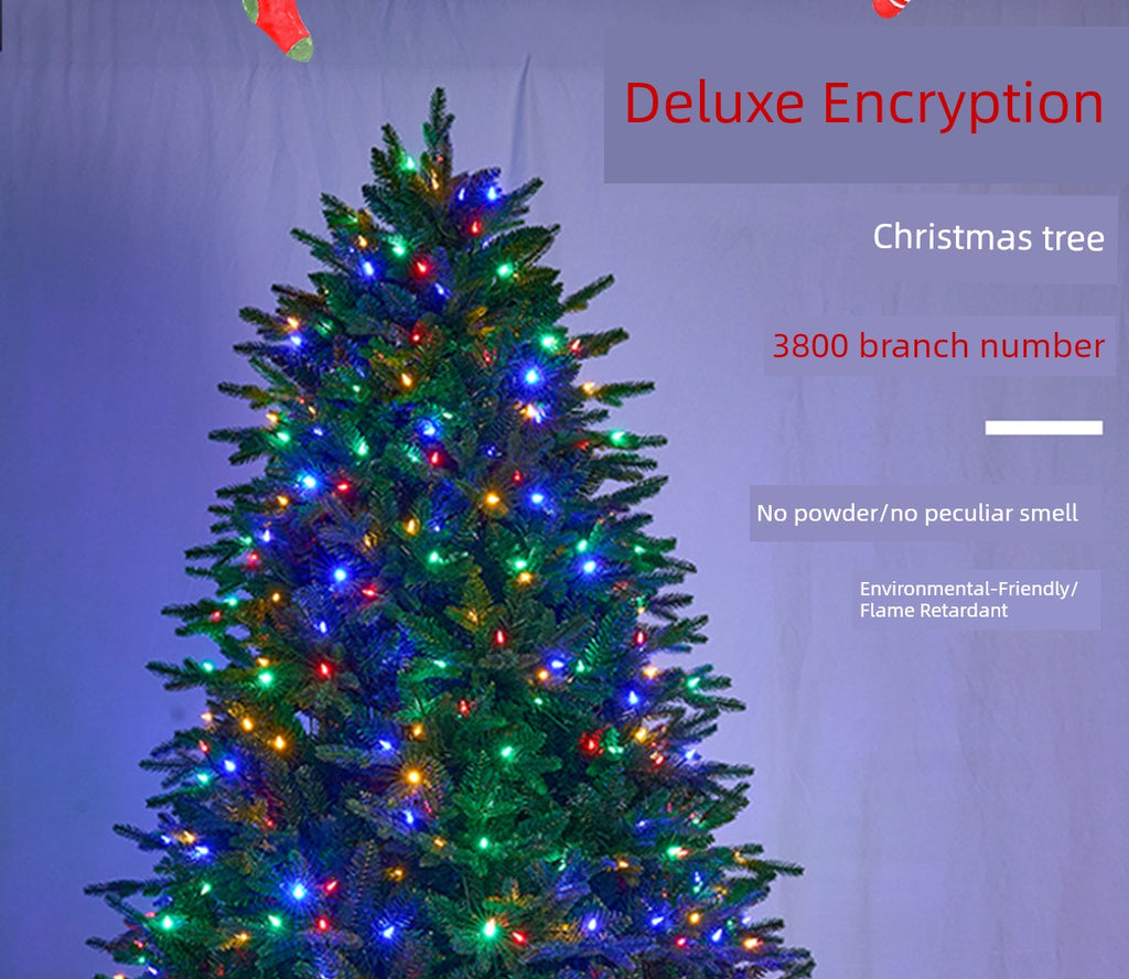 Christmas Decoration Christmas Tree PE Mixed Encryption Large Ornaments DIY For Home Scene Atmosphere Layout 2025